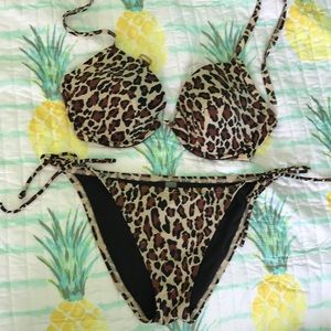 Underwire Cheetah Bikini